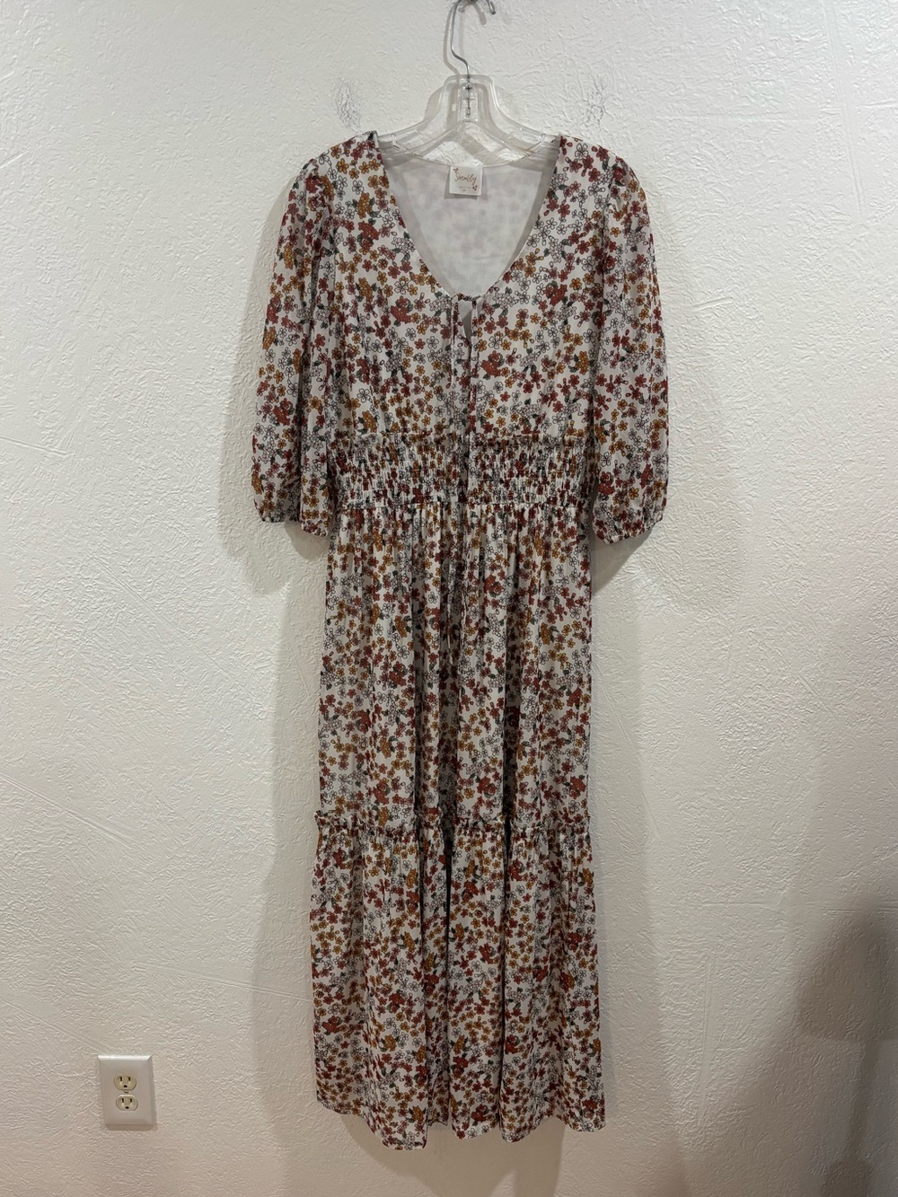 Siren Lily Floral Tiered Maxi Dress